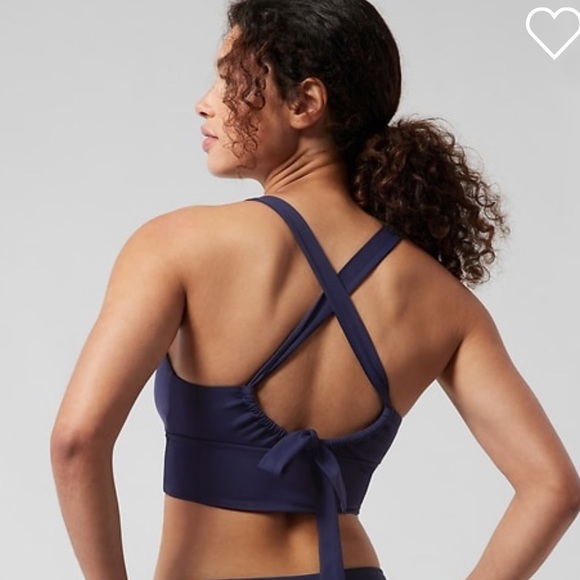 💙 ATHLETA D-DD Plunge Bikini Top // Dress Blue - Picture 3 of 11